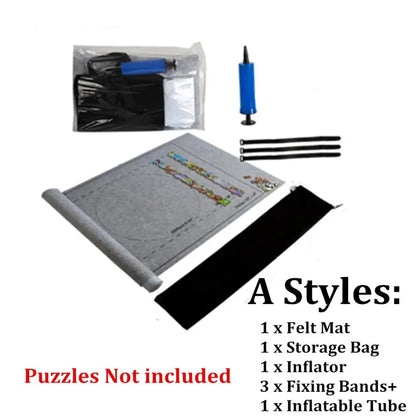 Puzzles Mat Jigsaw Roll Felt Mat Play